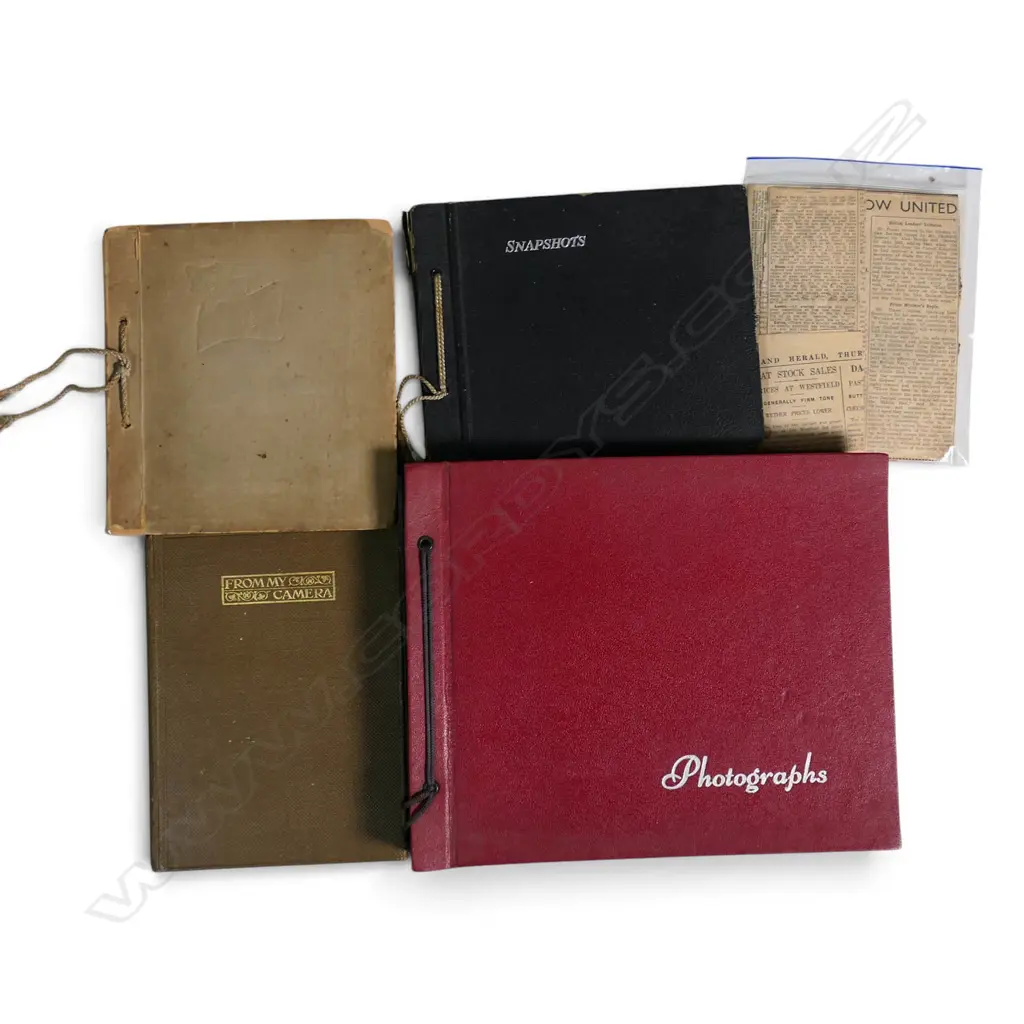 FOUR EARLY-MID 20thC PHOTOGRAPH ALBUMS Image 1++